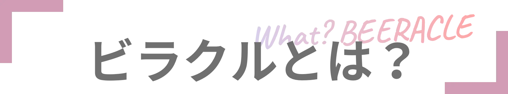 ビラクルとは？